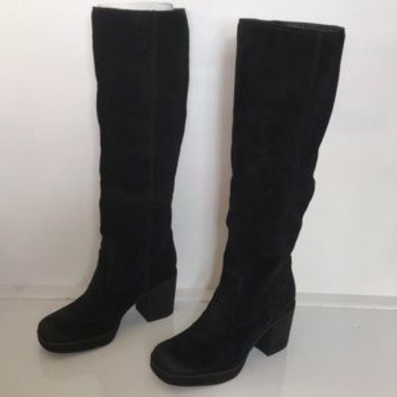Zodiac Pauma Suede Tall Shaft Pull-On Boots - Picture 2 of 10
